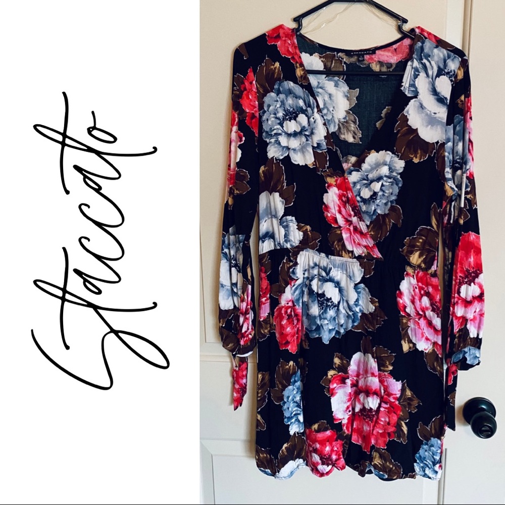 Staccato Wrap Dress